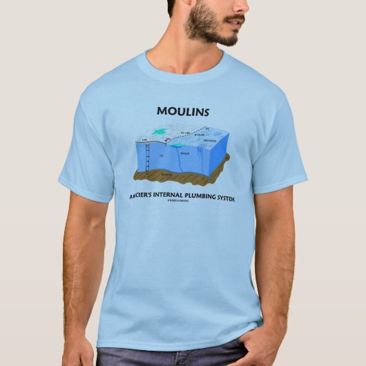 Systeem voor interne aanstekers van Moulins A Glac T-shirt (Voorkant)
