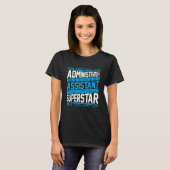 Systeembeheerdersassistent Admi T-shirt (Voorkant volledig)