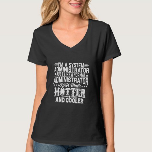 Systeembeheerdersassistent Admi T-shirt (Voorkant)