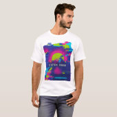 SYSTEEMFOUT – Glitch Sunset Mountains T-shirt (Voorkant volledig)