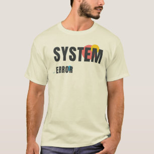 SYSTEEMFOUT Moderne Grafische Vormgeving met Tec T-shirt