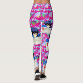 Systeemfout: Retro Nerd Esthetiek Leggings (Achterkant)
