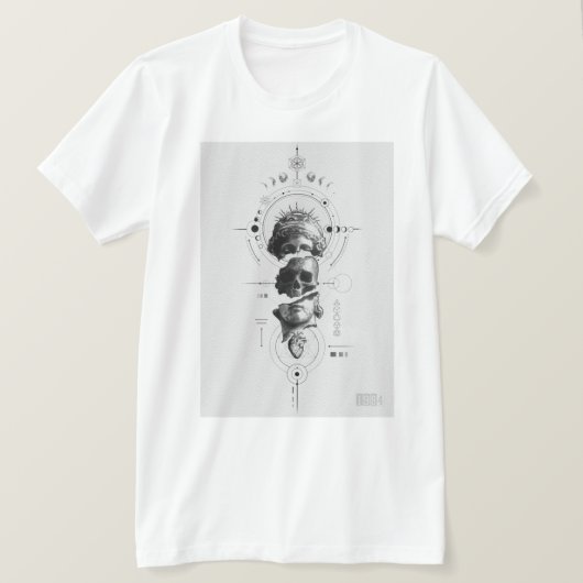 Systeemfout T-shirt – Futuristische Glitch Art Sty (Design voorkant)
