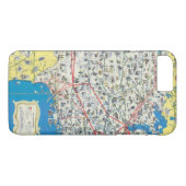 Systeemkaart van American Airlines Case-Mate iPhone Case (Achterkant (Horizontaal))