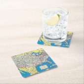 Systeemkaart van American Airlines Kartonnen Onderzetters (Insitu)