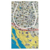 Systeemkaart van American Airlines Klein Cadeauzakje (Achterkant)