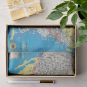 Systeemkaart van American Airlines Tissuepapier (Geschenk)