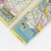 Systeemkaart van Verso American Airlines Fleece Deken (Hoek)