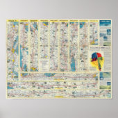 Systeemkaart van Verso American Airlines Poster (Voorkant)