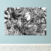 Systeemlus Canvas Afdruk (Insitu (Houten vloer))