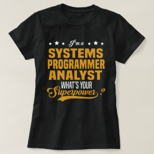 Systeemprogrammeur-analist T-shirt