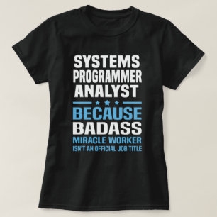 Systeemprogrammeur-analist T-shirt