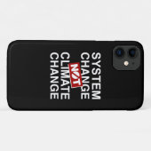 Systeemverandering niet klimaatverandering Case-Mate iPhone case (Achterkant (horizontaal))