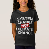 Systeemverandering niet klimaatverandering t-shirt (Voorkant)