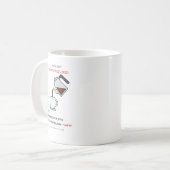 Systeemwaarschuwing Coffee Vereist SQL Humor Mok (Voorkant links)