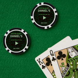 Systeemwaarschuwing Hacker vrijgezellenfeest Poker Chips