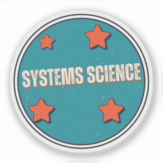 Systeemwetenschap Sticker (Voorkant)