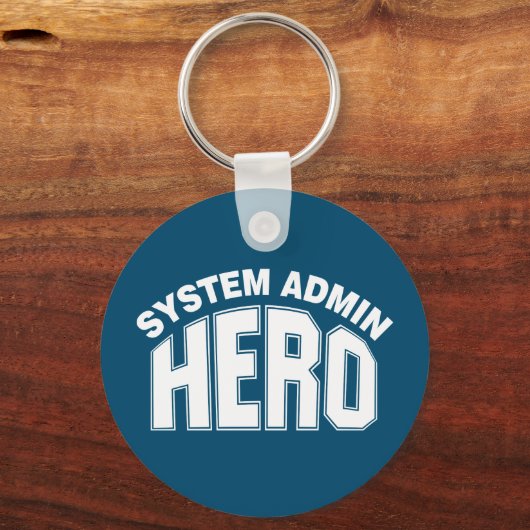 System Admin Hero Sleutelhanger (Voorkant)