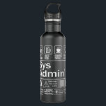 System Administrator Product Label Unix Linux Cof Waterfles<br><div class="desc">System Administrator Product Label Unix Linux Coffee</div>