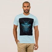 System Bug Detected Funny Cybernetic Tech T-shirt (Voorkant volledig)