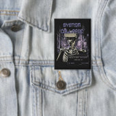 System Collapse - Techno-Dystopische Streetwear Button (Insitu)