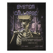System Collapse - Techno-Dystopische Streetwear Foto Afdruk (Voorkant)