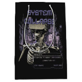 System Collapse - Techno-Dystopische Streetwear Medium Cadeauzakje (Voorkant)