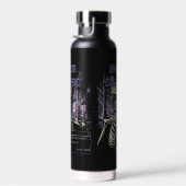 System Collapse - Techno-Dystopische Streetwear Waterfles (Rechts)
