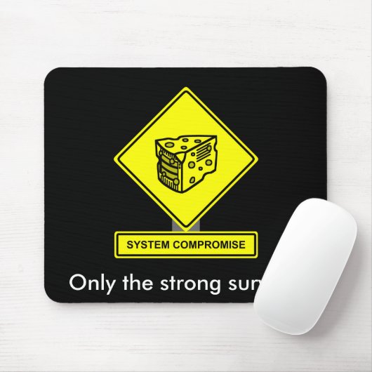 System Compromis Mousepad Muismat (Met muis)