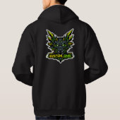 SYSTEM GMR Cyber Dragon Glitch Gaming Hoodie (Achterkant)