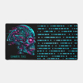 SYSTEM_GMR // Glitch Guardian Cyberpunk Gaming Bur Bureaumat (Voorkant)