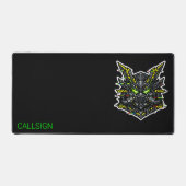 SYSTEM GMR Glitch Samurai Cyberpunk Gaming Bureaumat (Voorkant)
