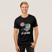 System Overthinking-Funny Design  Tri-Blend Shirt (Voorkant volledig)