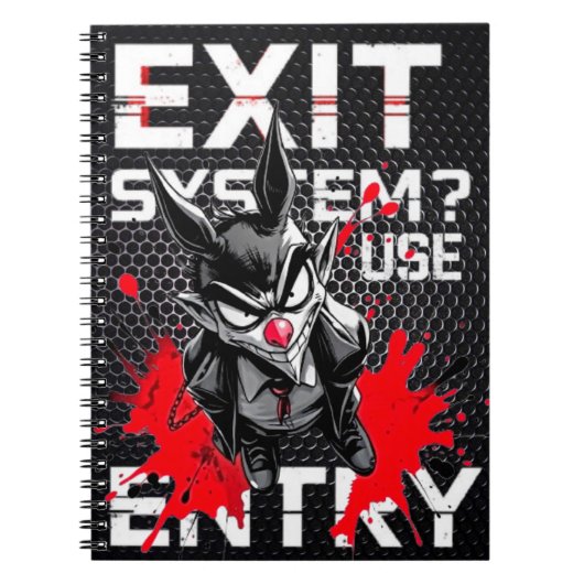 SYSTEM VERLATEN? Notitieboek (Voorkant)