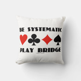 Systematisch Play Bridge-advies Vier kaartcircuits Kussen