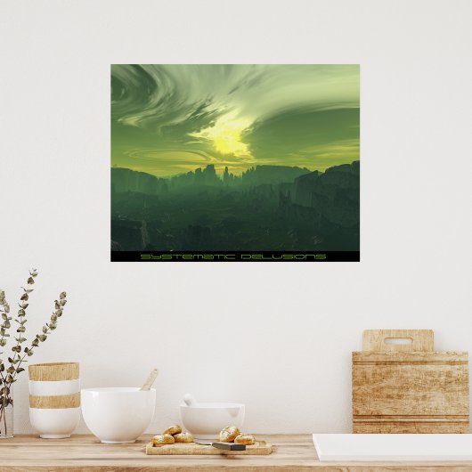 Systematische waanvoorstellingen poster (Keuken)