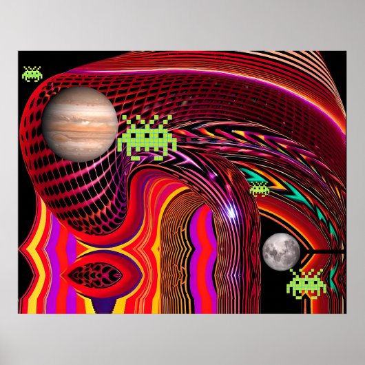 Systematische zonnepaniek - Ken Gage Surreal Art Poster (Voorkant)