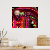 Systematische zonnepaniek - Ken Gage Surreal Art Poster (Keuken)