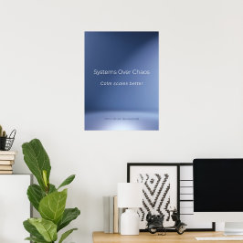 SYSTEMEN IN PLAATS VAN CHAOS POSTER