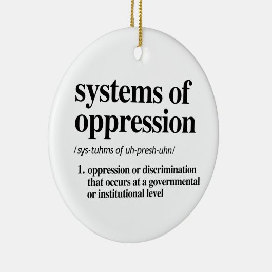 Systemen van onderdrukking Definitie Keramisch Ornament (Rechts)