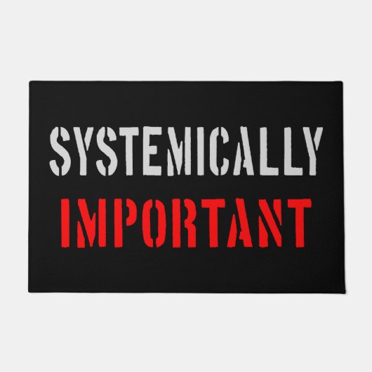 Systemisch belangrijk deurmat (Voorkant)