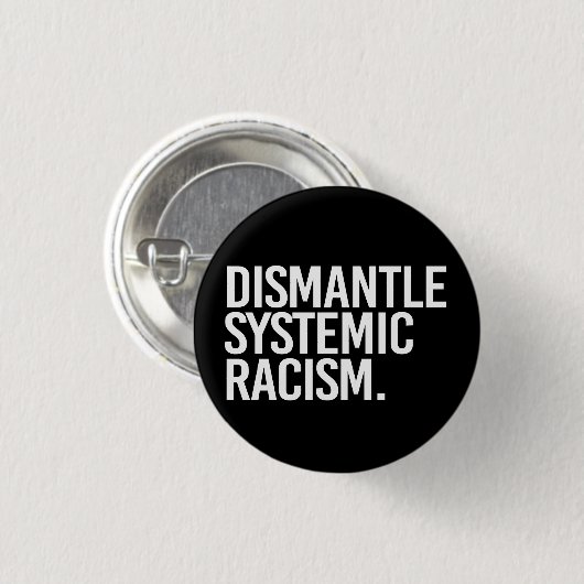 Systemisch racisme Classic Ronde Sticker ontmantel Button 3,2 Cm (Voorkant /achterkant)