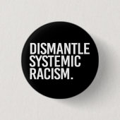 Systemisch racisme Classic Ronde Sticker ontmantel Button 3,2 Cm (Voorkant)
