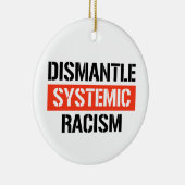 Systemisch racisme ontmantelen keramisch ornament (Rechts)