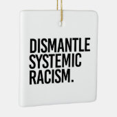 Systemisch racisme ontmantelen keramisch ornament (Rechts)