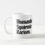 Systemisch racisme ontmantelen koffiemok (Links)