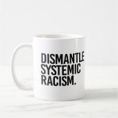 Systemisch racisme ontmantelen koffiemok (Links)