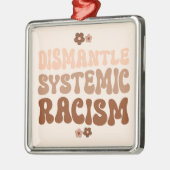 Systemisch racisme ontmantelen metalen ornament (Links)
