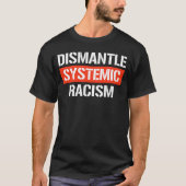 Systemisch racisme Rechthoekige Sticker ontmantele T-shirt (Voorkant)