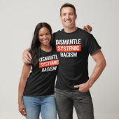 Systemisch racisme Rechthoekige Sticker ontmantele T-shirt (Unisex)